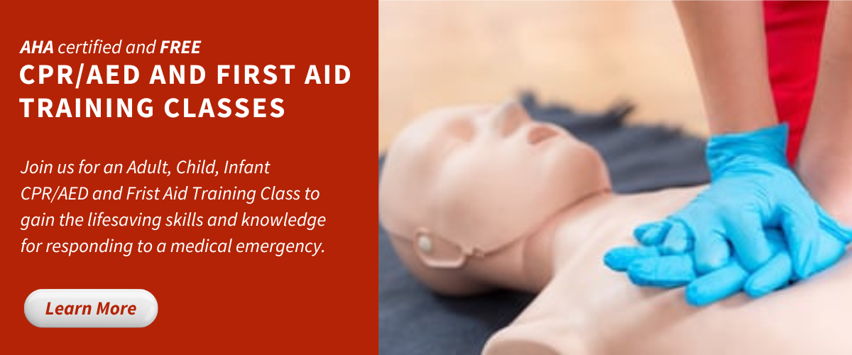 Certified CPR/AED & First Aid Training Classes